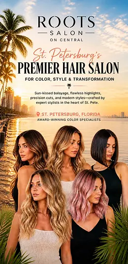 Roots Hair Salon | 6299 Central Ave St Petersburg FL 33710